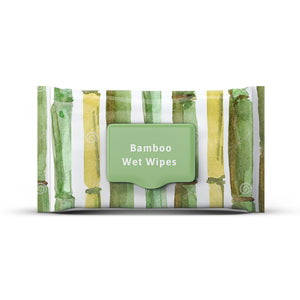 Bamboo Wet Wipes-Unbleached